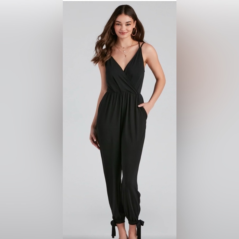 Elegant Green Women's Jumpsuit - Windsor - Medium